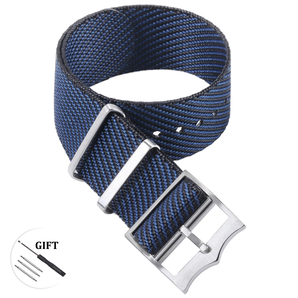 Premium Canvas Nylon Watch Strap 20/22mm