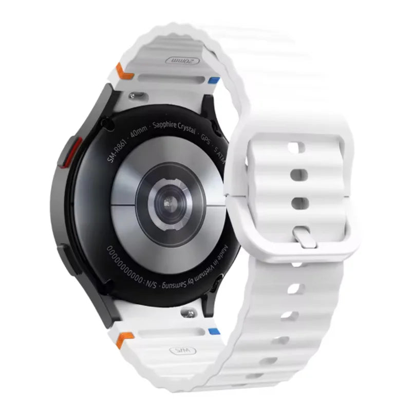 Silicone Samsung Galaxy Watch Band 40–47mm for Series 4–7 & Classic/Pro