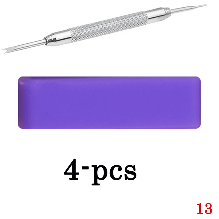 4pcs Silicone Strap Rings 12–26mm (Waterproof Rubber Watch Band Keepers)