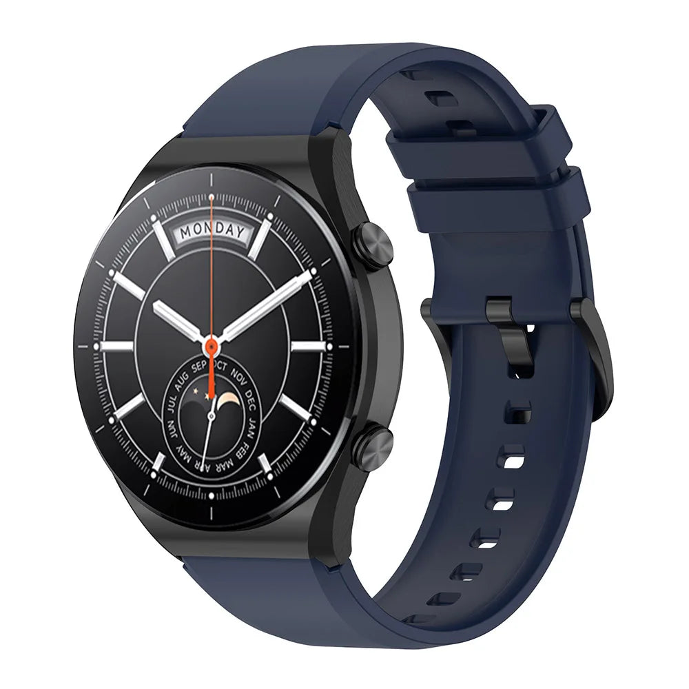 22mm Silicone Strap for Xiaomi Watch S1/S1 Active/S3/S4 & Watch Color 2