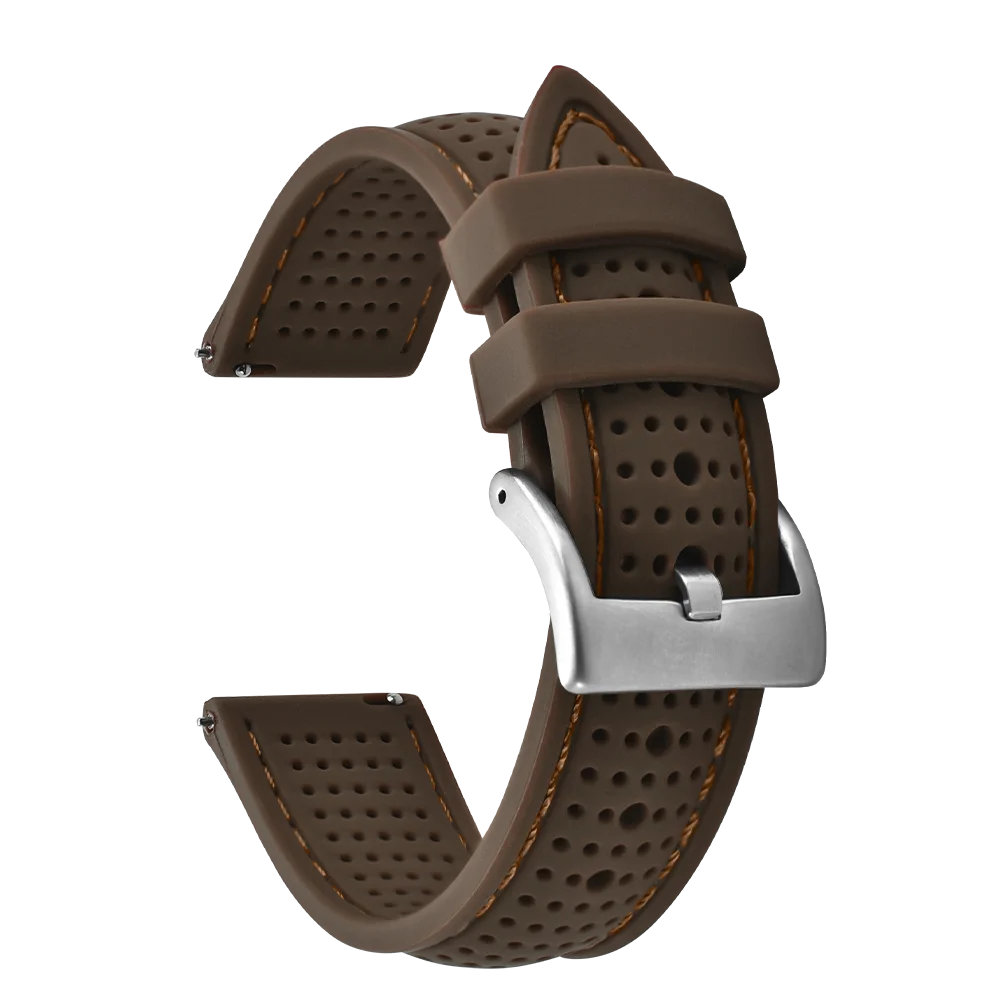 NATOBELT Soft Porous Rubber Watch Strap – Quick Release (18-22mm)