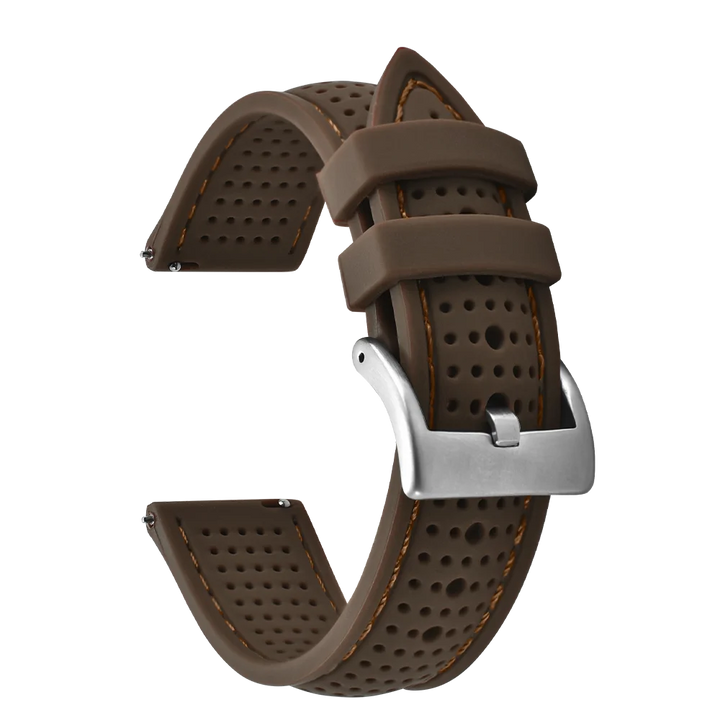 NATOBELT Soft Porous Rubber Watch Strap – Quick Release (18-22mm)