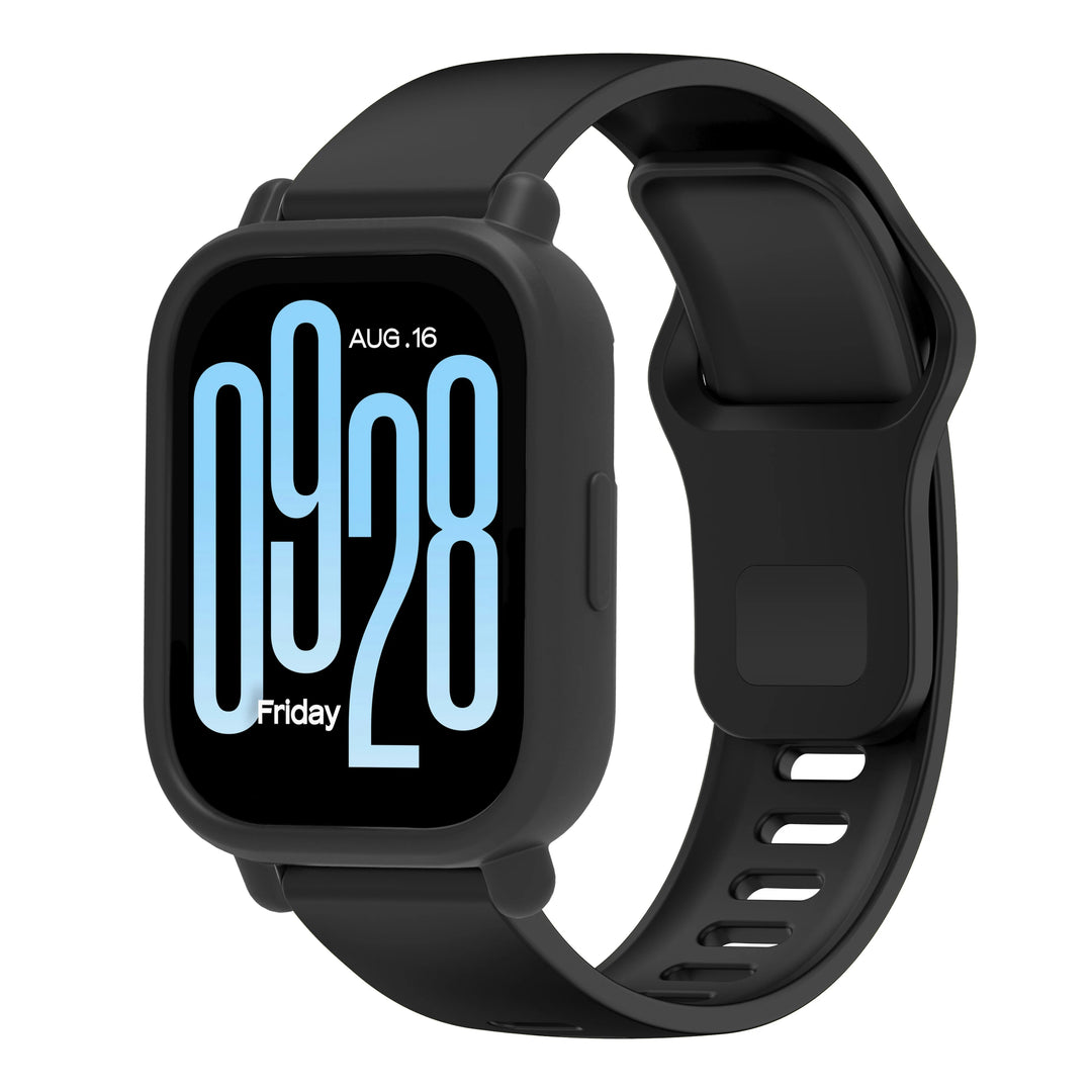 Silicone Strap with Protective Case for Redmi Watch 5 Active