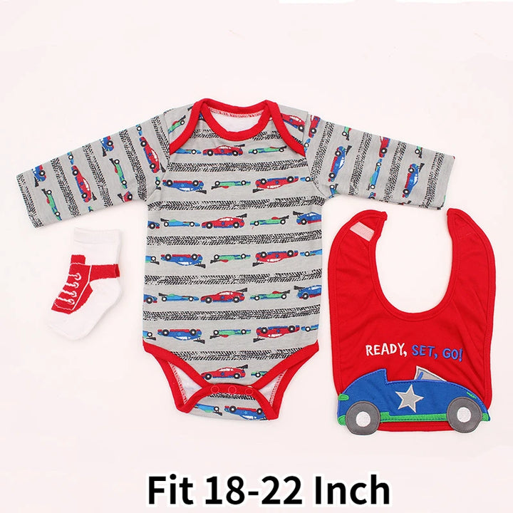 18–22″ Reborn Doll Clothes Set – Cute Dress & Accessories