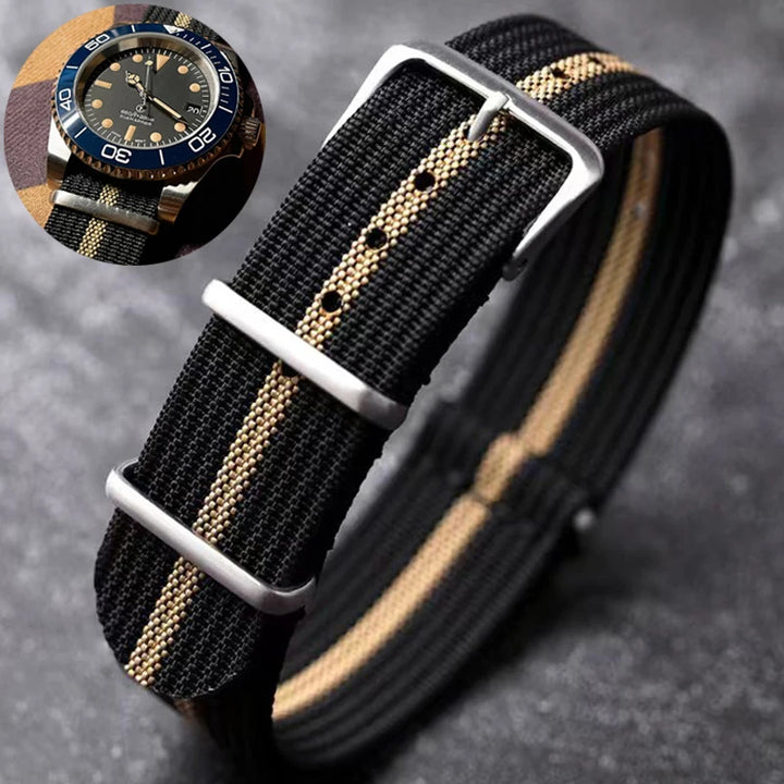 Premium Nylon Watch Band 18–22mm