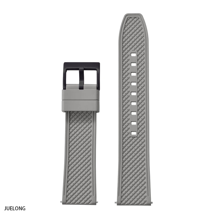 NATOBELT Bullet Shape HAISCH FKM Rubber Watch Strap 18mm 20mm 22mm 24mm Quick Release WatchBand Diving Waterproof Wristband