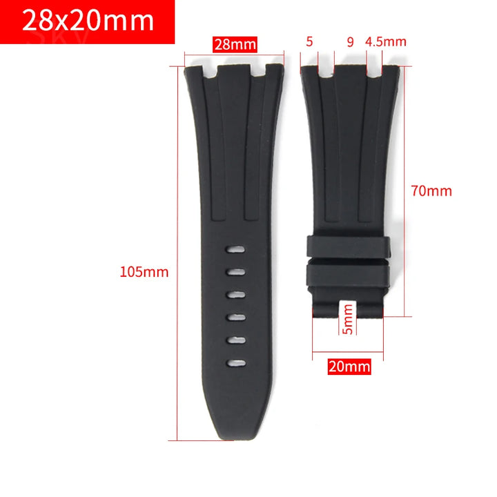 Audemars Piguet Royal Oak Offshore Rubber Watch Strap – 28mm, Silicone