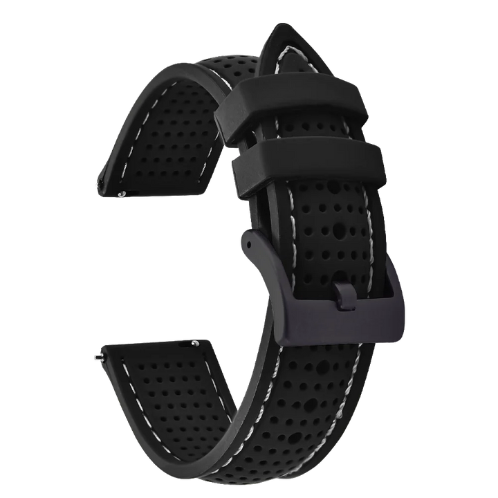 NATOBELT Soft Porous Rubber Watch Strap – Quick Release (18-22mm)