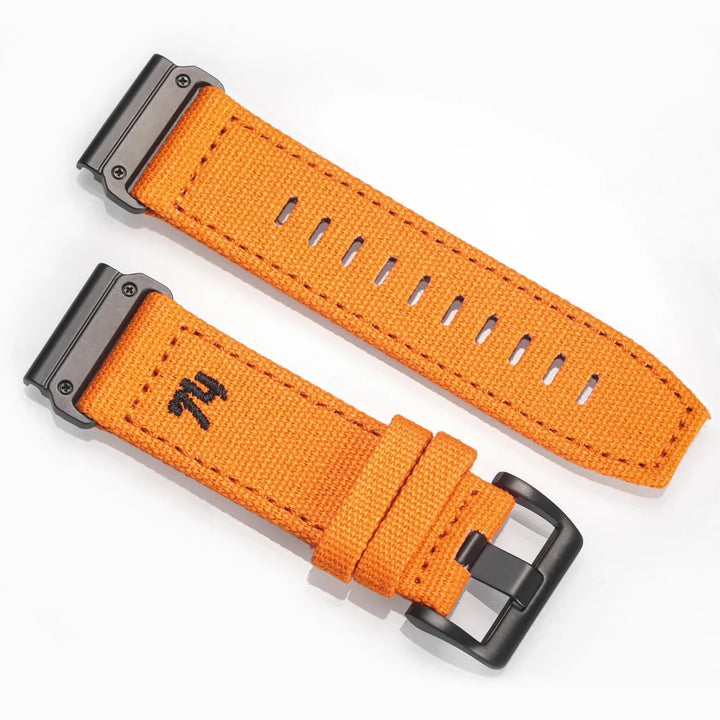 HEMSUT Canvas Quickfit Watch Band for Garmin (22-26mm)