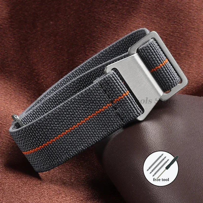 Elastic Nylon Watch Strap 18/20/22mm (Sport Band)