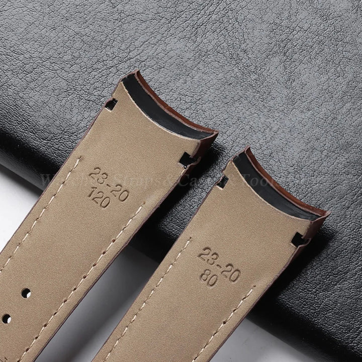 Calfskin Strap For Tissot T035 627/407/617 Genuine Leather Watch Band 22mm 23mm 24mm Butterfly Buckle Men Curved End Replacement