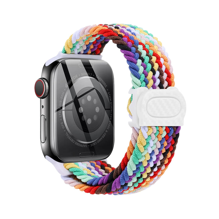 Strap For Apple watch band 44mm 42mm 40mm 45mm 46mm 41mm 49mm Braided Solo Correa Bracelet iWatch Series 9 8 10 7 6 5 4 se Ultra