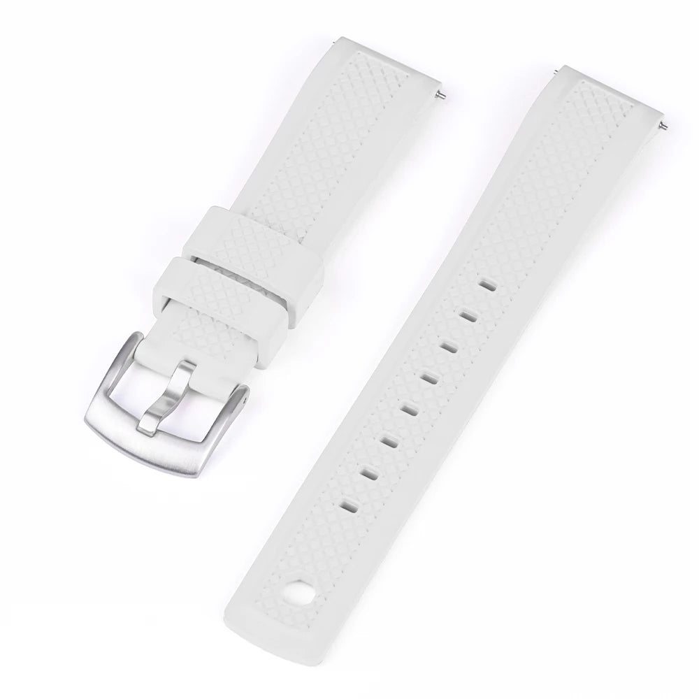 FKM Rubber Watch Strap 20/22mm for Samsung Galaxy 46mm & Huawei GT2/Amazfit GTR 47mm