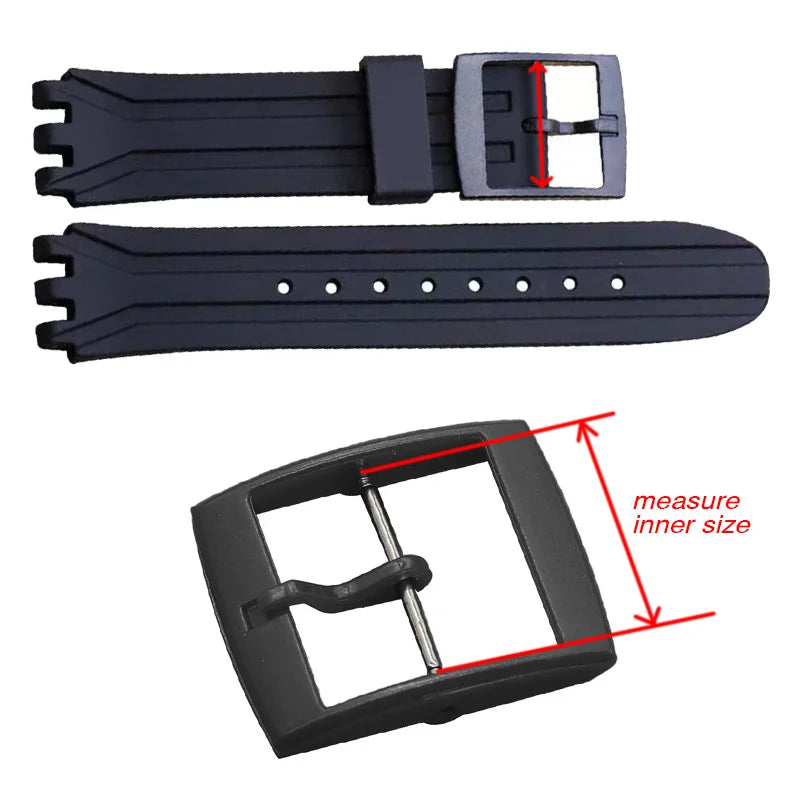 Plastic Watch Clasp for Swatch Strap – 16/19/20mm Colorful