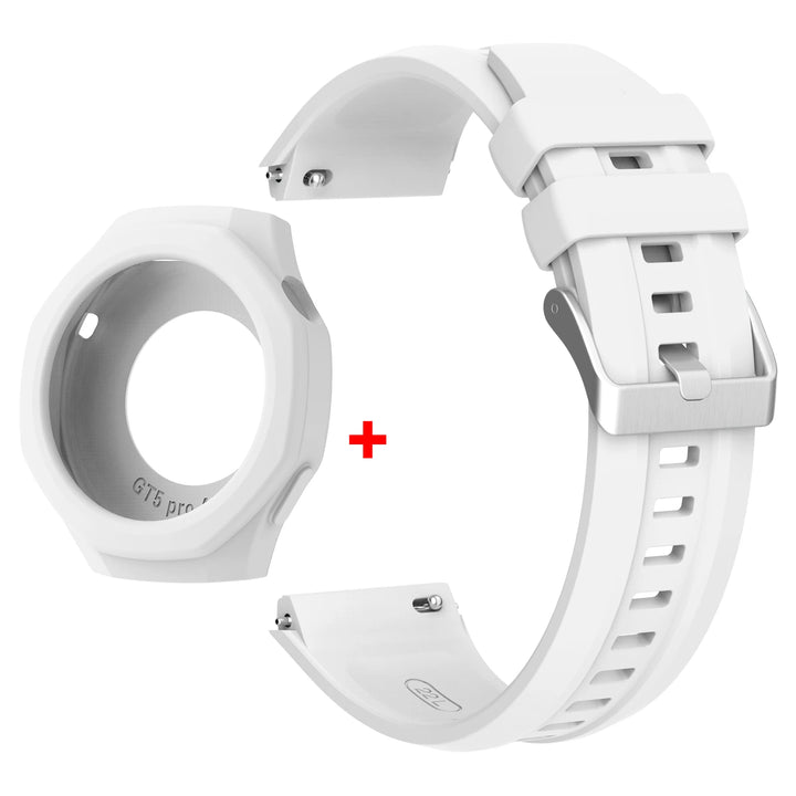 Silicone Strap & Protective Case for Huawei Watch GT5 Pro 46mm