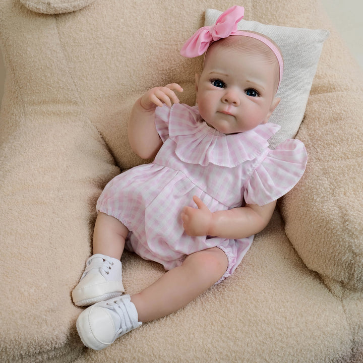 18″ Bettie Realistic Reborn Baby Doll (Soft Touch, Hand‑Rooted Hair)