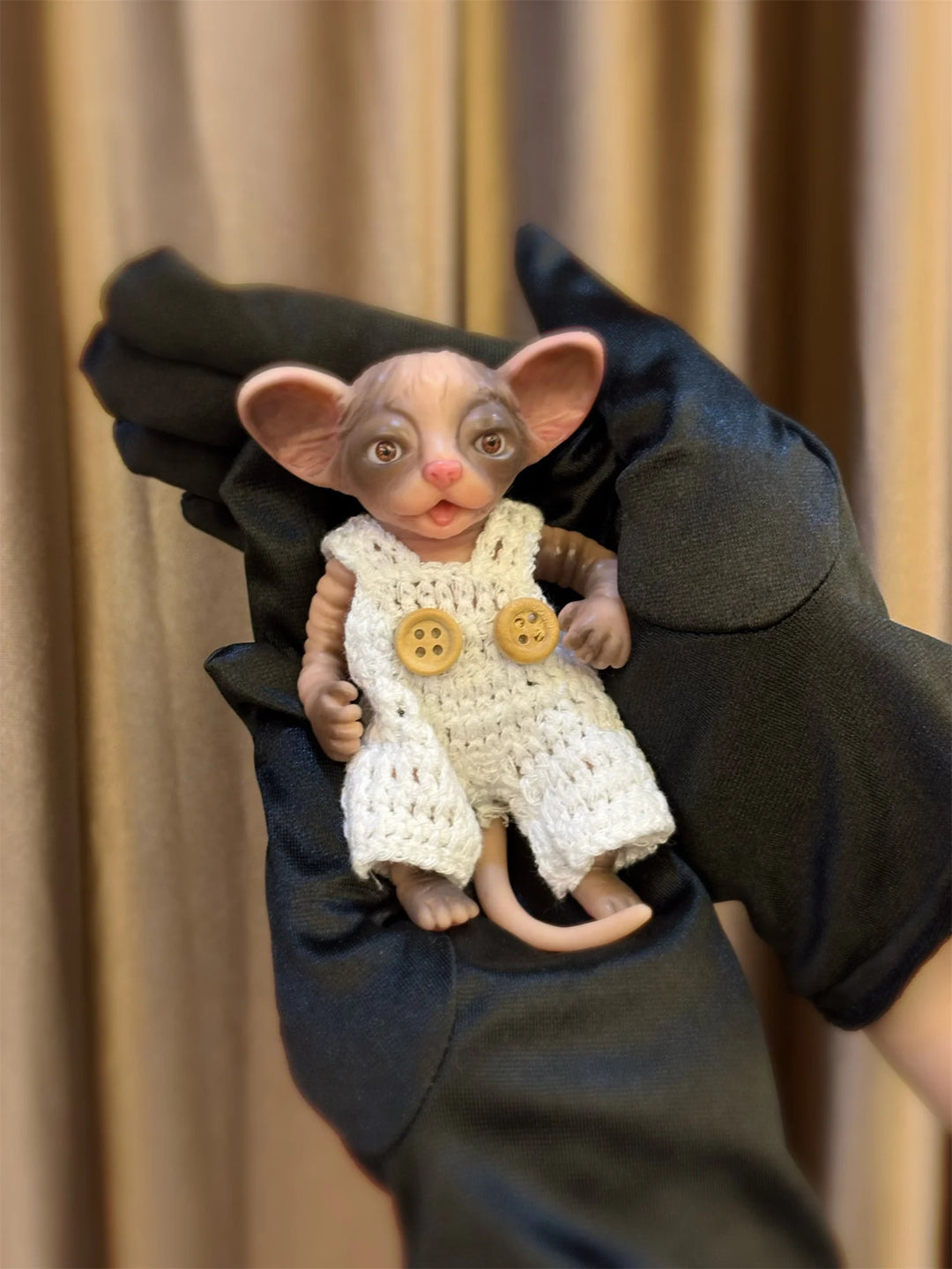 10–11 cm Mini Silicone Tiger Reborn Doll