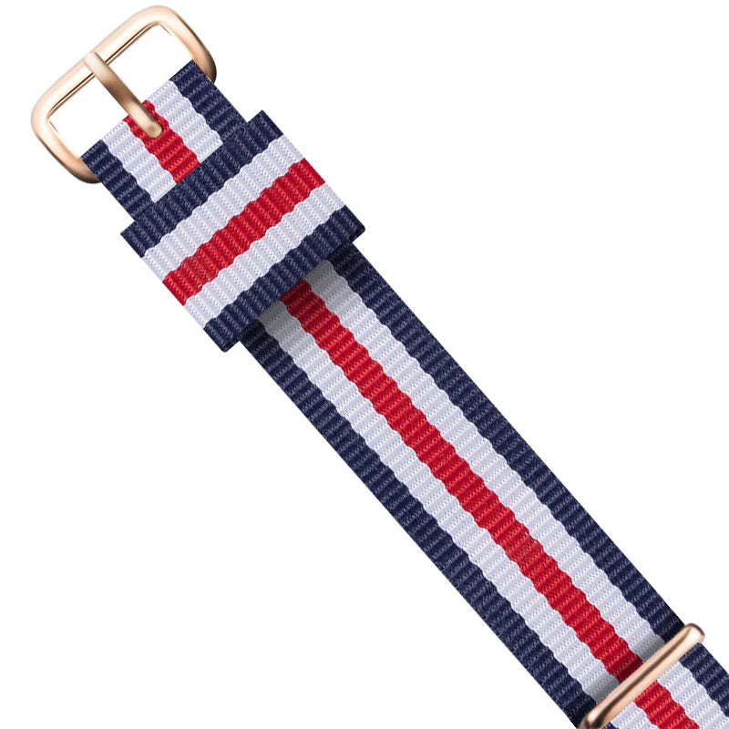 DW Nylon Rose Gold Strap