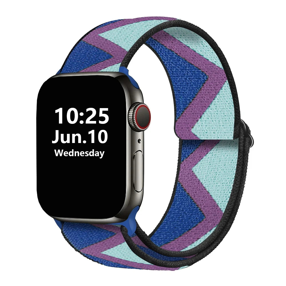 Stretchy Double-Layer Loop Apple Watch Band 38–45mm for Series 1–8