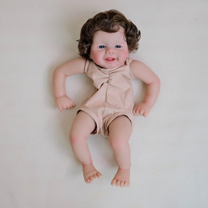 NPK 19″ Vivienne Lifelike Reborn Doll Kit — Painted & Cloth Body
