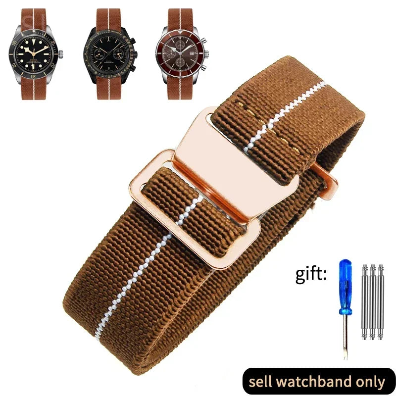 French Army Nylon Watch Band 18–22mm