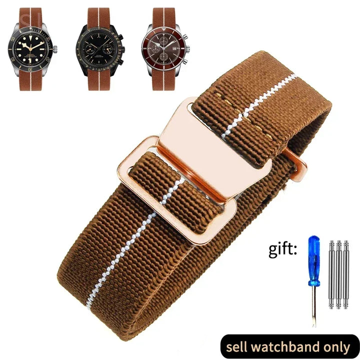 French Army Nylon Watch Band 18–22mm