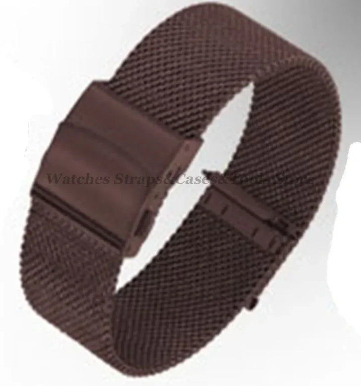 Stainless Steel Milanese Mesh Watch Strap – 12–24mm