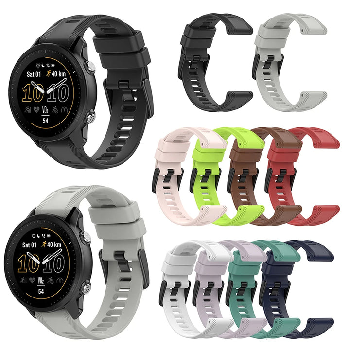 Official Silicone Watch Strap for Garmin Forerunner 955