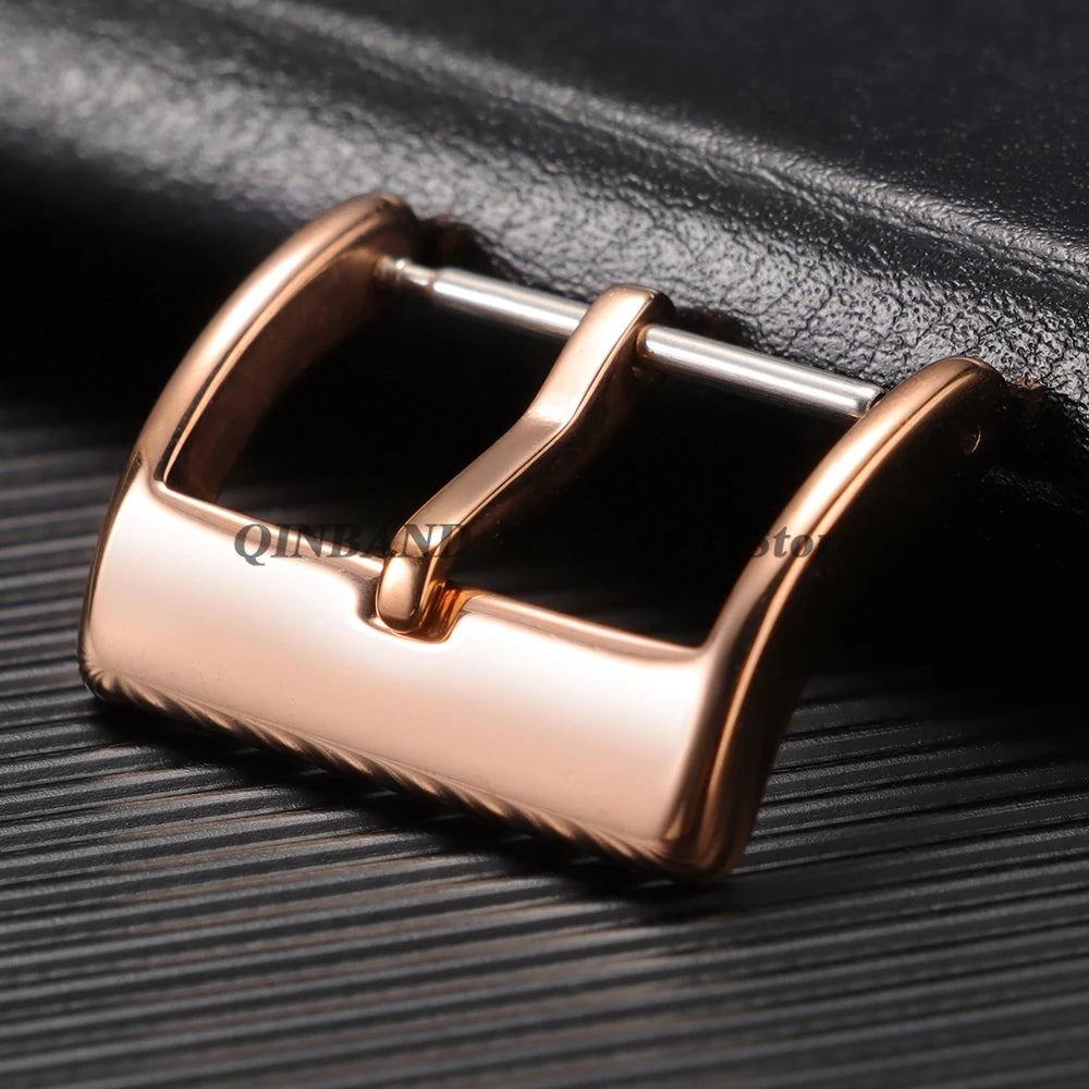 304L Stainless Steel Pin Watch Buckle 16–20mm (Matte/Polished,