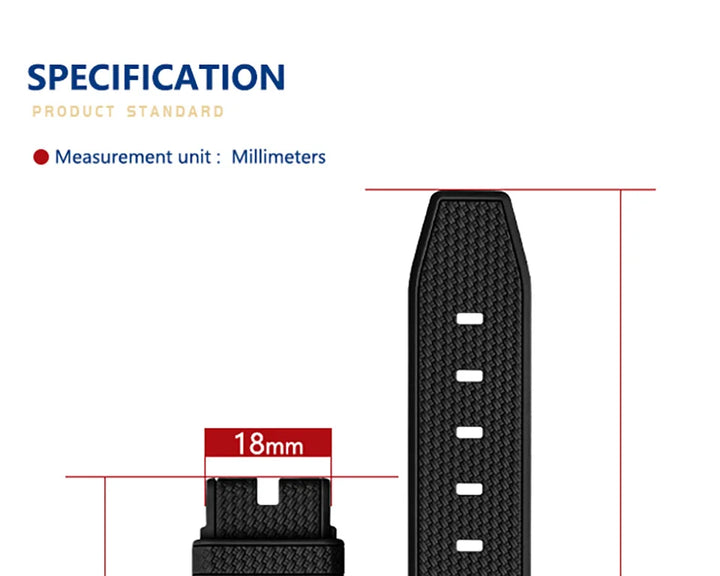Silicone Rubber Strap 20mm for MoonSwatch & Omega X Swatch Speedmaster