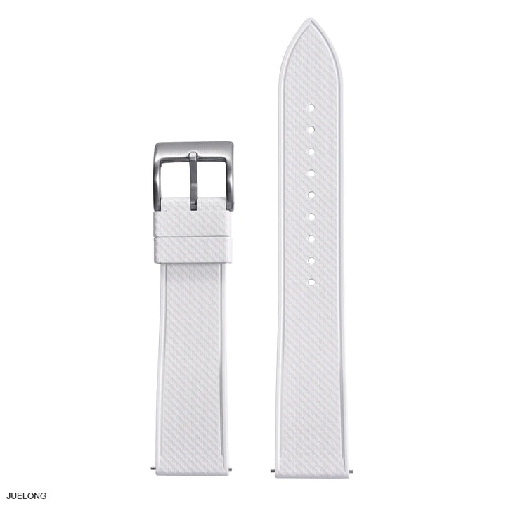 Premium Grade Mosaic FKM Rubber Watch Strap 20mm 22mm Quick Release Watch Bands Diving Waterproof Soft Wristband