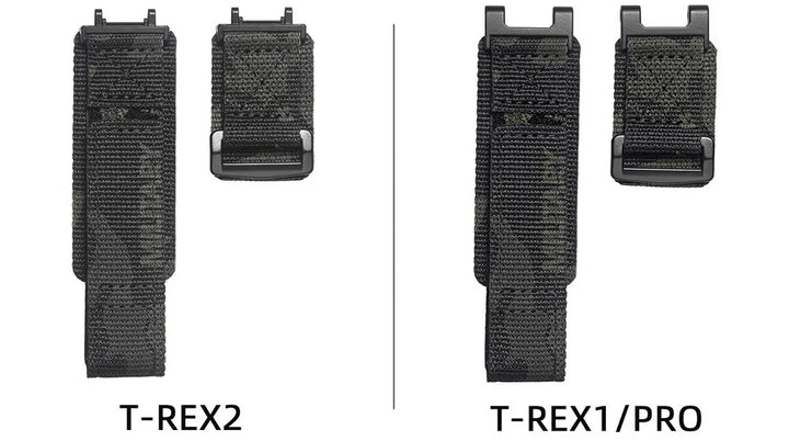 Hemsut Watch Bands For Huami Amazfit T-Rex 2/T-Rex 1/Pro Millitary Camouflage Nylon Sports Strap With Woven Loop Design