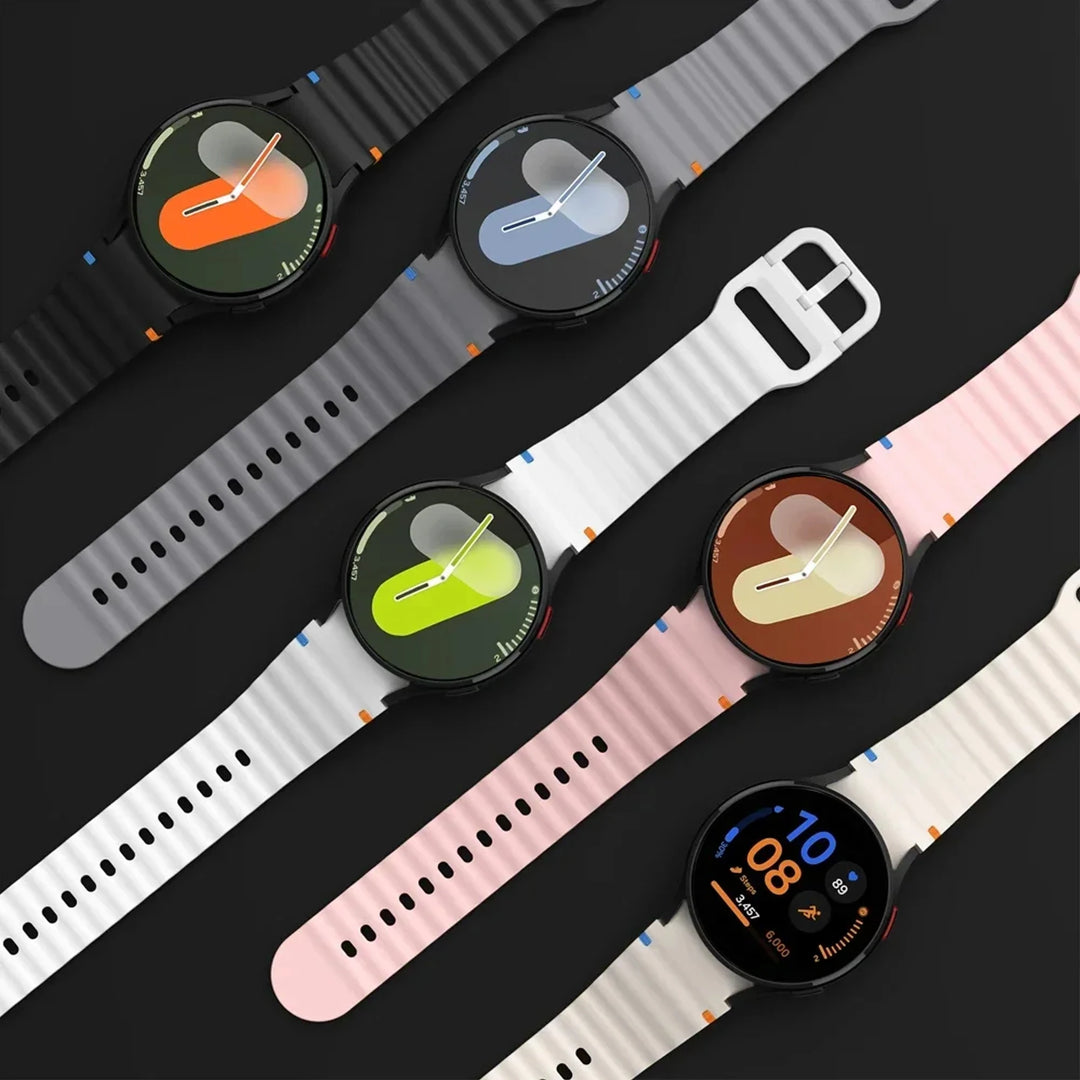 Silicone Sport Watch Strap for Samsung Galaxy Watch 40–45mm & FE Series