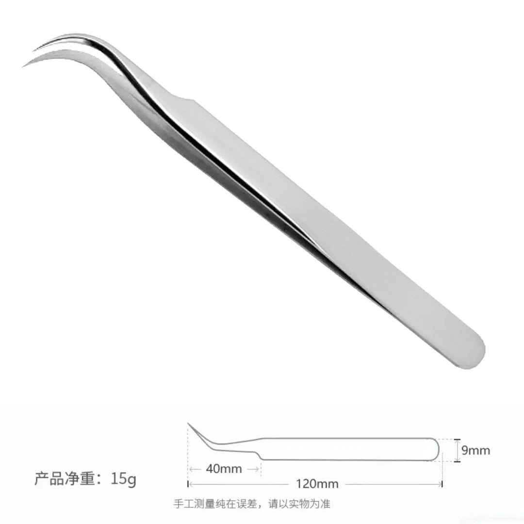 High-Precision Stainless Steel Watch Repair Tweezer – Elbow Design