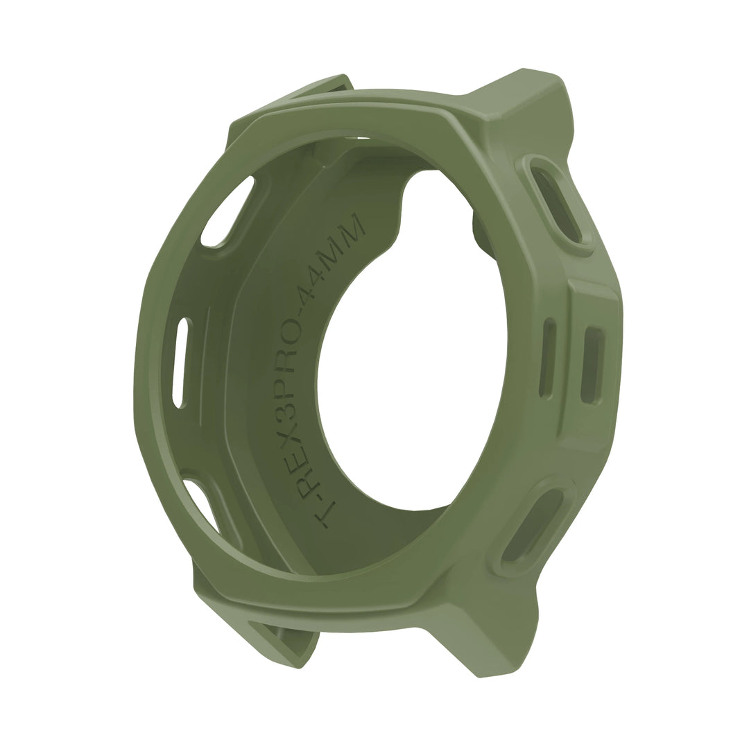 Silicone Strap with Protective Case for Amazfit T-Rex 3 Pro (44mm)