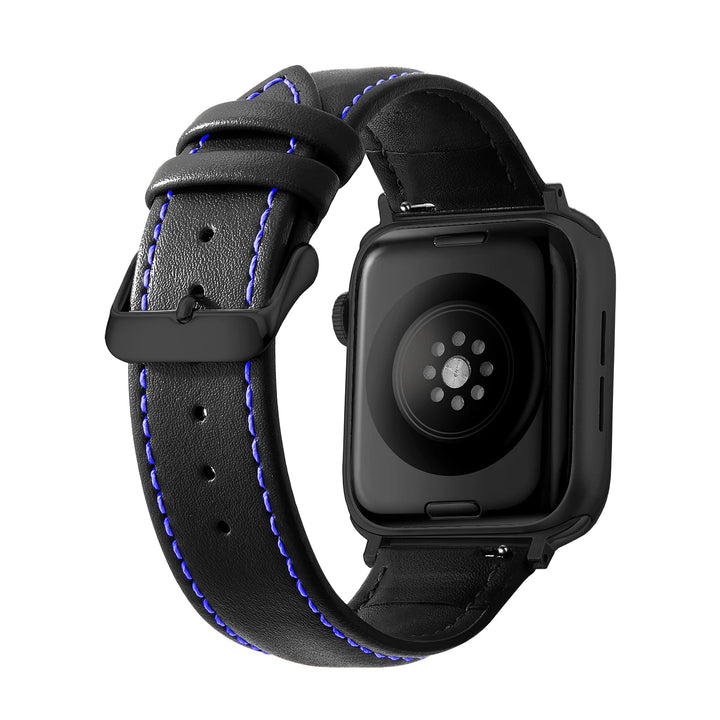Genuine Leather Apple Watch Band 40–49mm for iWatch Series 3–8 & Ultra