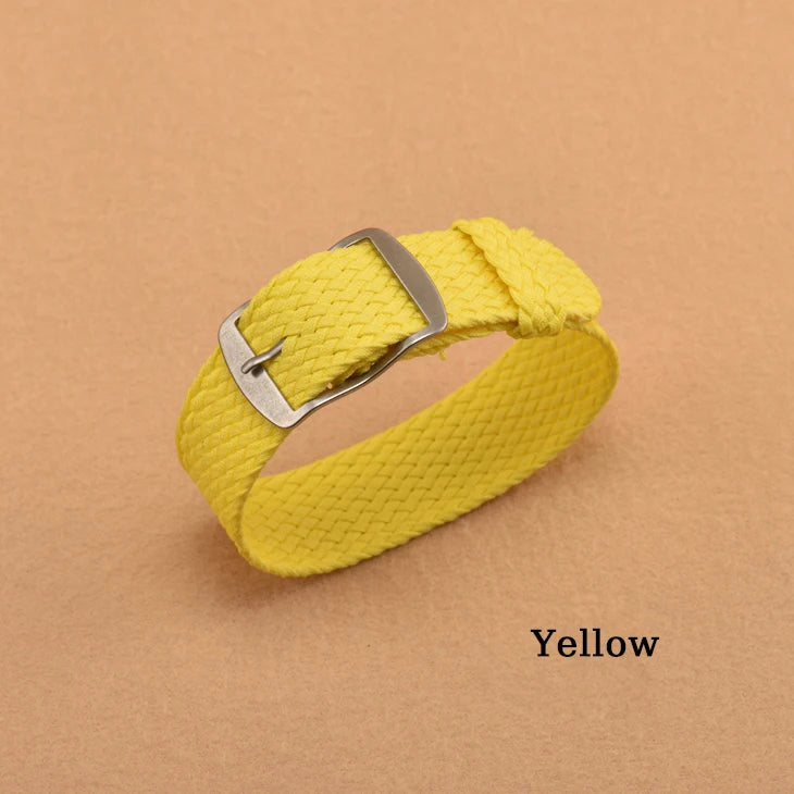 Nylon Weave Watch Strap for Perlon Watchband Wristband Women Men Bracelet Watch Accessories 14mm 16mm 18mm 20mm 22mm Sport Band