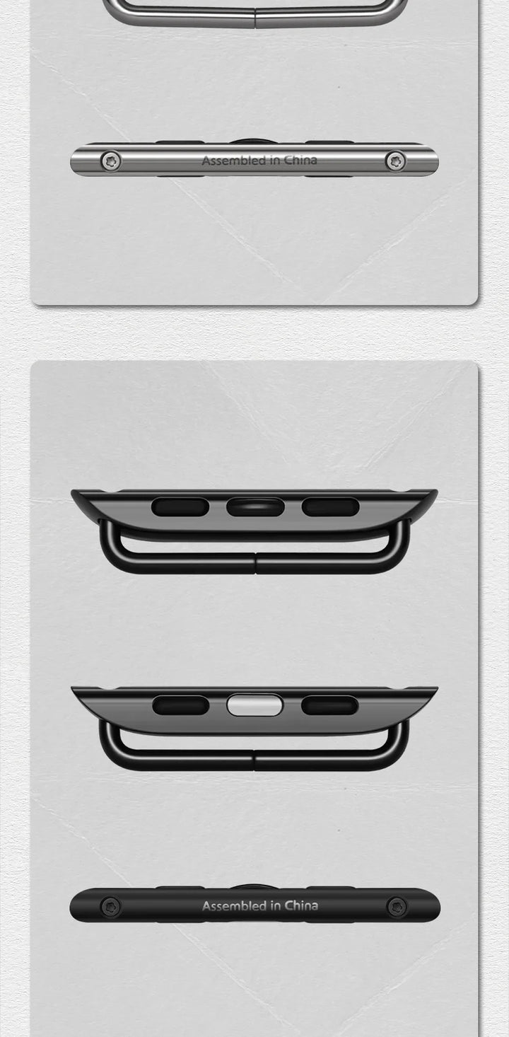 2pcs Stainless Steel Adapter For Apple Watch Ultra 2 49mm Strap, Series 9 8 7 SE 45mm 44mm 41mm 40mm Apple Watch Band Connector