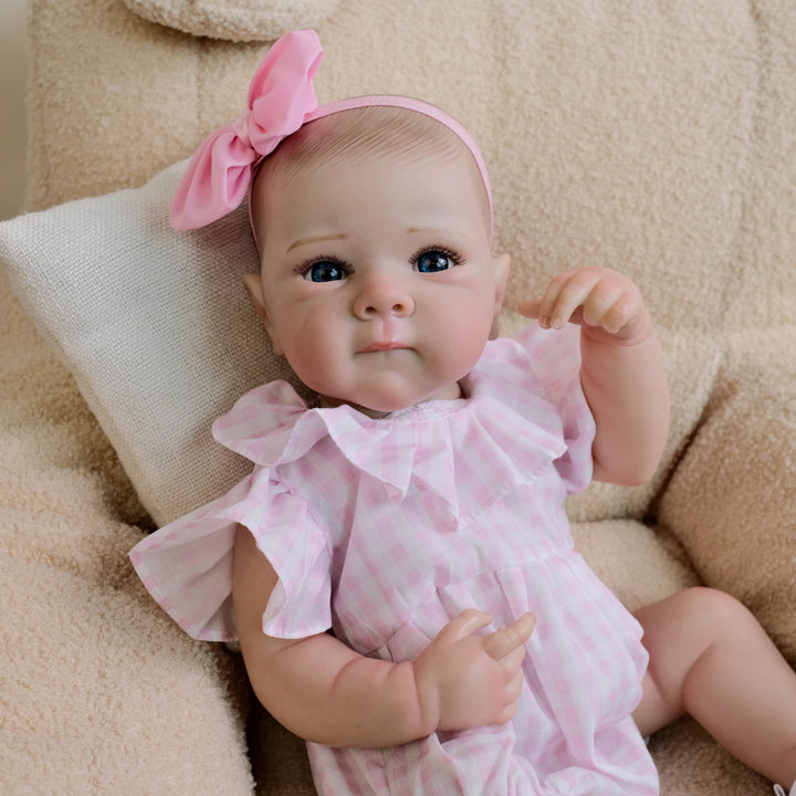 18″ Bettie Realistic Reborn Baby Doll (Soft Touch, Hand‑Rooted Hair)