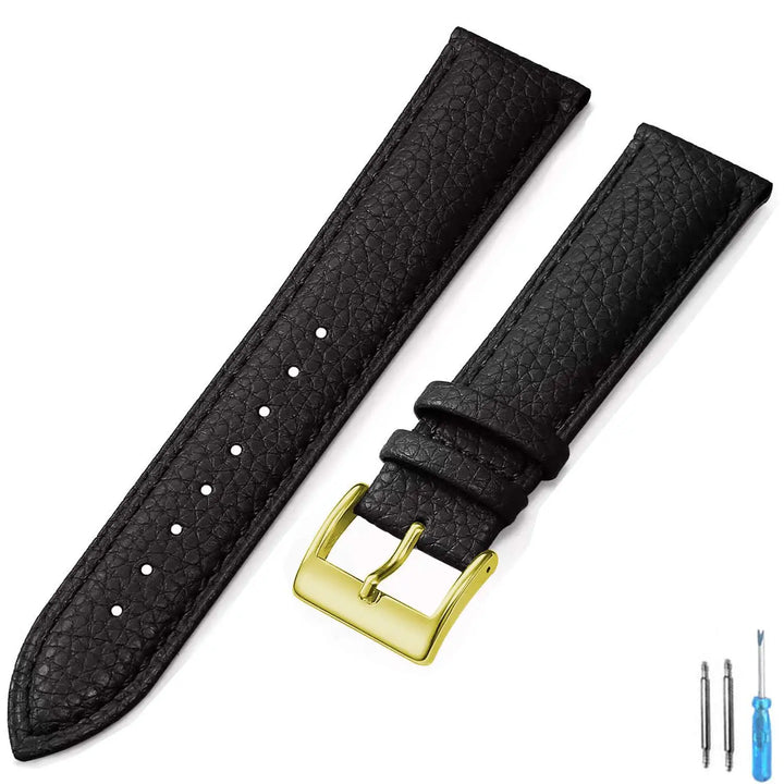 Genuine Leather Watch Band 18mm 20mm 22mm 24mm Watch Strap for Man Women High-quality Wrist Watchband + Tool