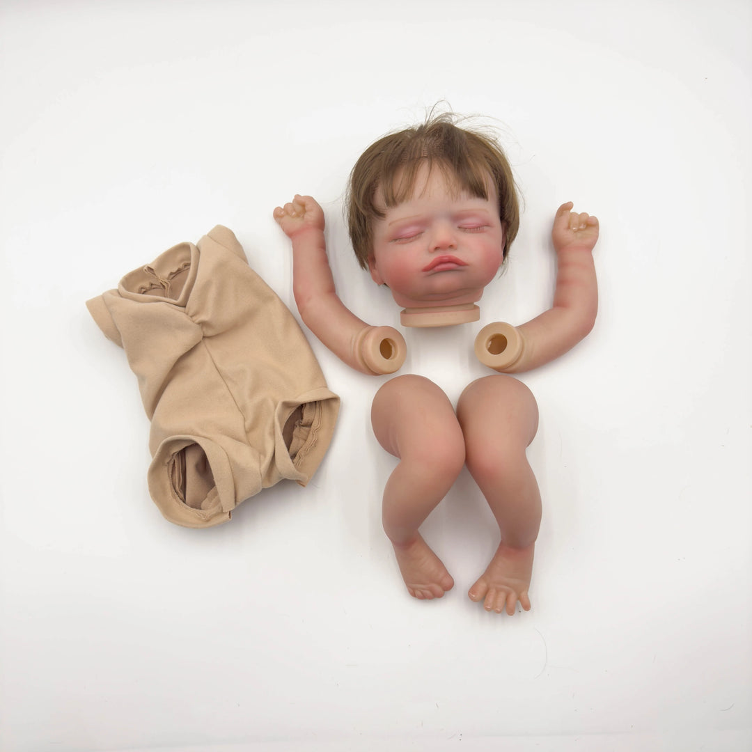 18″ Rosalie Reborn Doll DIY Kit – Lifelike Sleeping Baby Parts