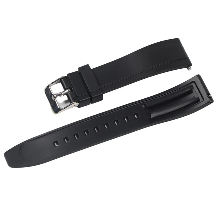 Premium Vulcanized Rubber Watch Strap – 20–24mm Quick Release