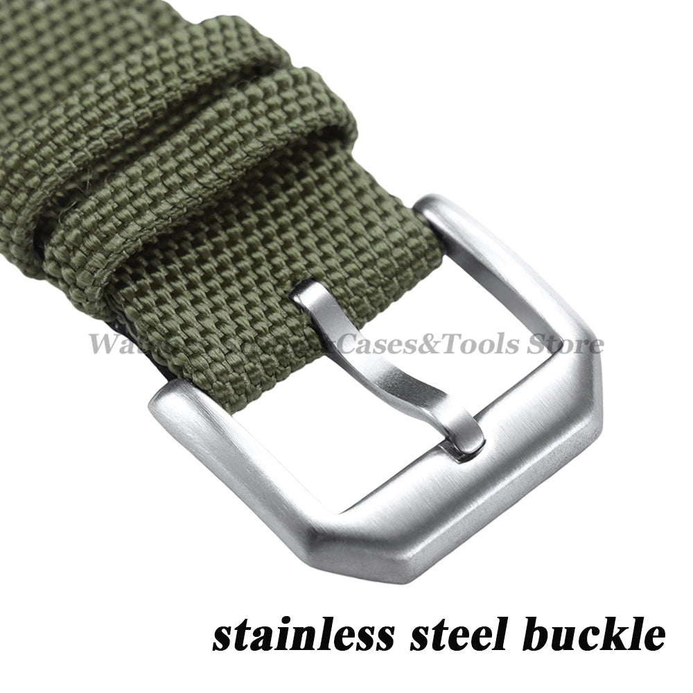 Premium Nylon Canvas Watch Band for IWC Pilot 20mm 21mm 22mm Cowhide Wristbelt Men Women Sport Watch Strap Replacement Bracelets