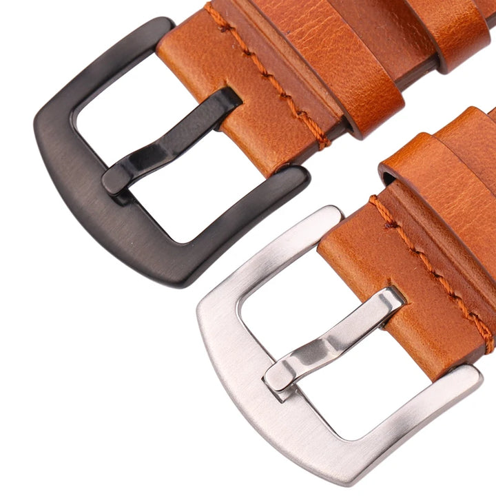 Handmade Vintage Leather Strap for Apple Watch 38-49mm Series 4-9, SE, Ultra