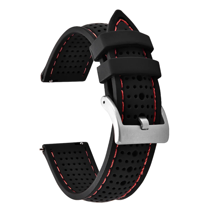 NATOBELT Soft Porous Rubber Watch Strap – Quick Release (18-22mm)