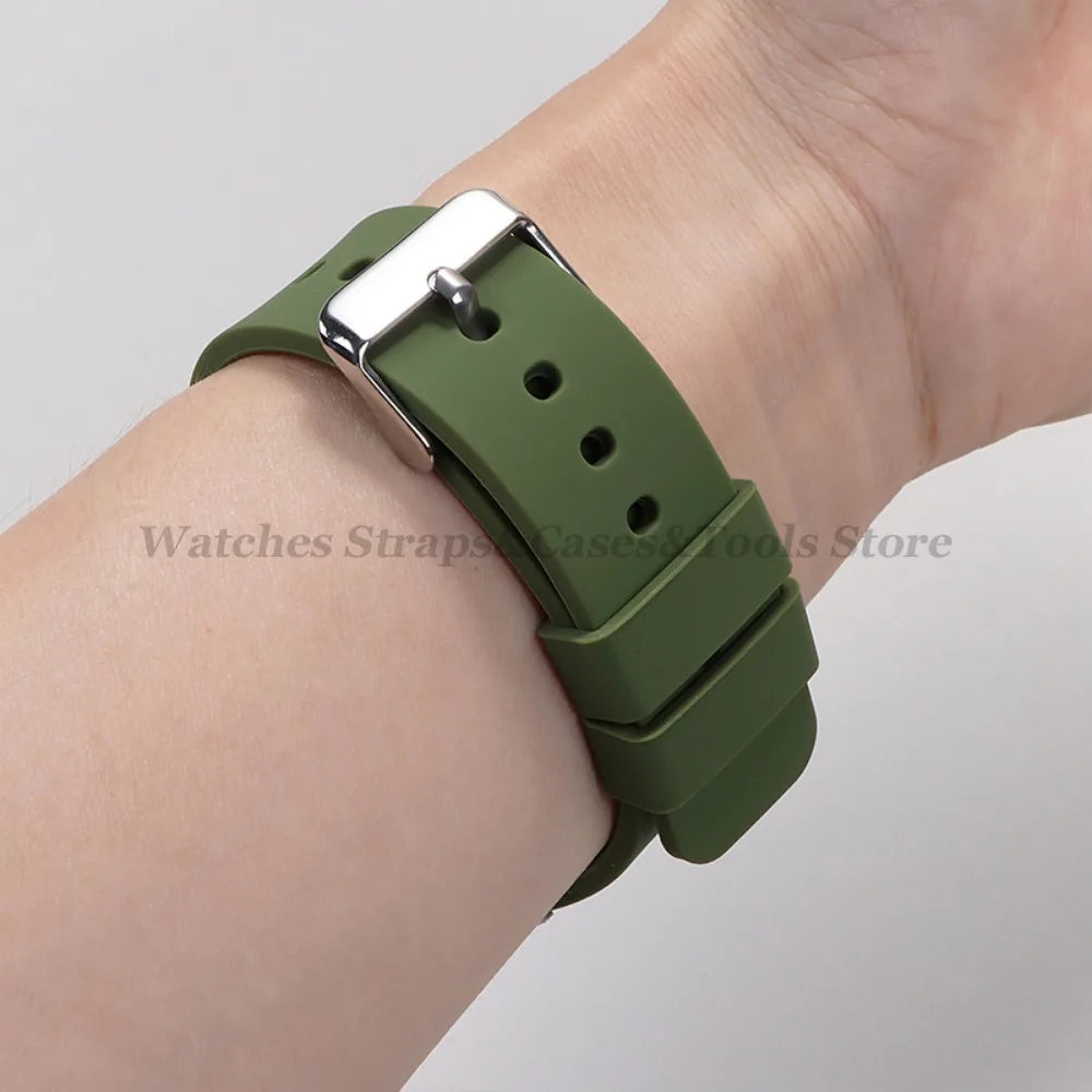 Soft Silicone Quick Release Watch Strap 10–24mm – Universal