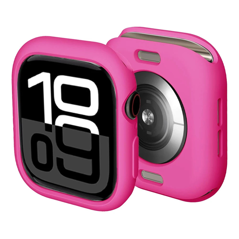 Case for Apple Watch 10 11 46mm 42mm Accessories Shockproof Protective Soft Silicone Bumper Shell Cover iwatch Series protector