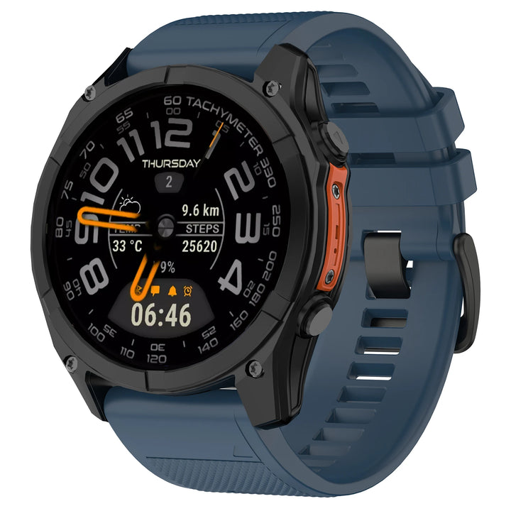 QuickFit Silicone Watch Strap 22/26mm for Garmin Fenix 5–8 & Epix Pro