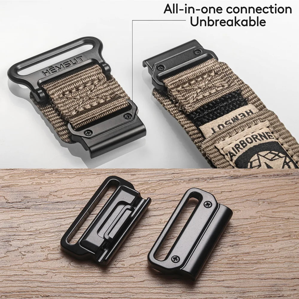 HEMSUT Nylon QuickFit Watch Strap – 20/22/26mm for Garmin Fenix, Tactix, MARQ, Instinct, Enduro