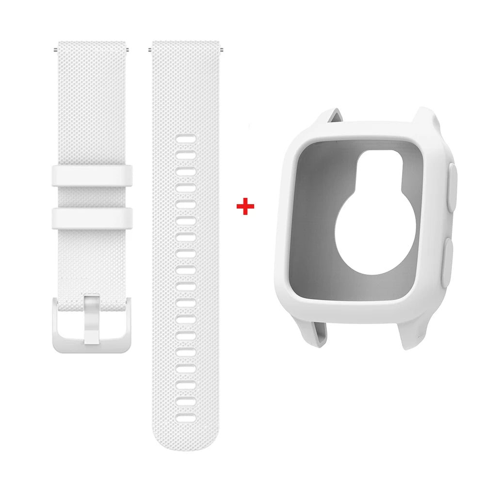 20mm Silicone Strap for Garmin Venu SQ/Venu 2 Plus & Amazfit Bip S/U